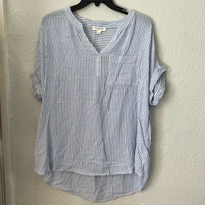 Gauzy Short Sleeve Blouse